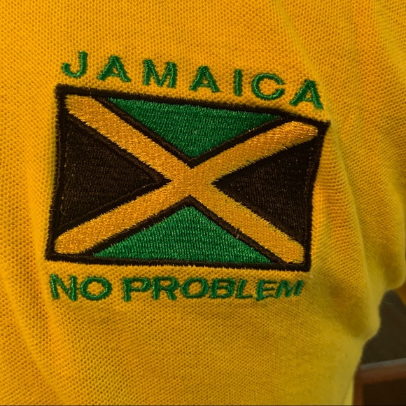 Vintage 1990’s Jamaica No Problem Polo Shirt - Picture 2 of 8